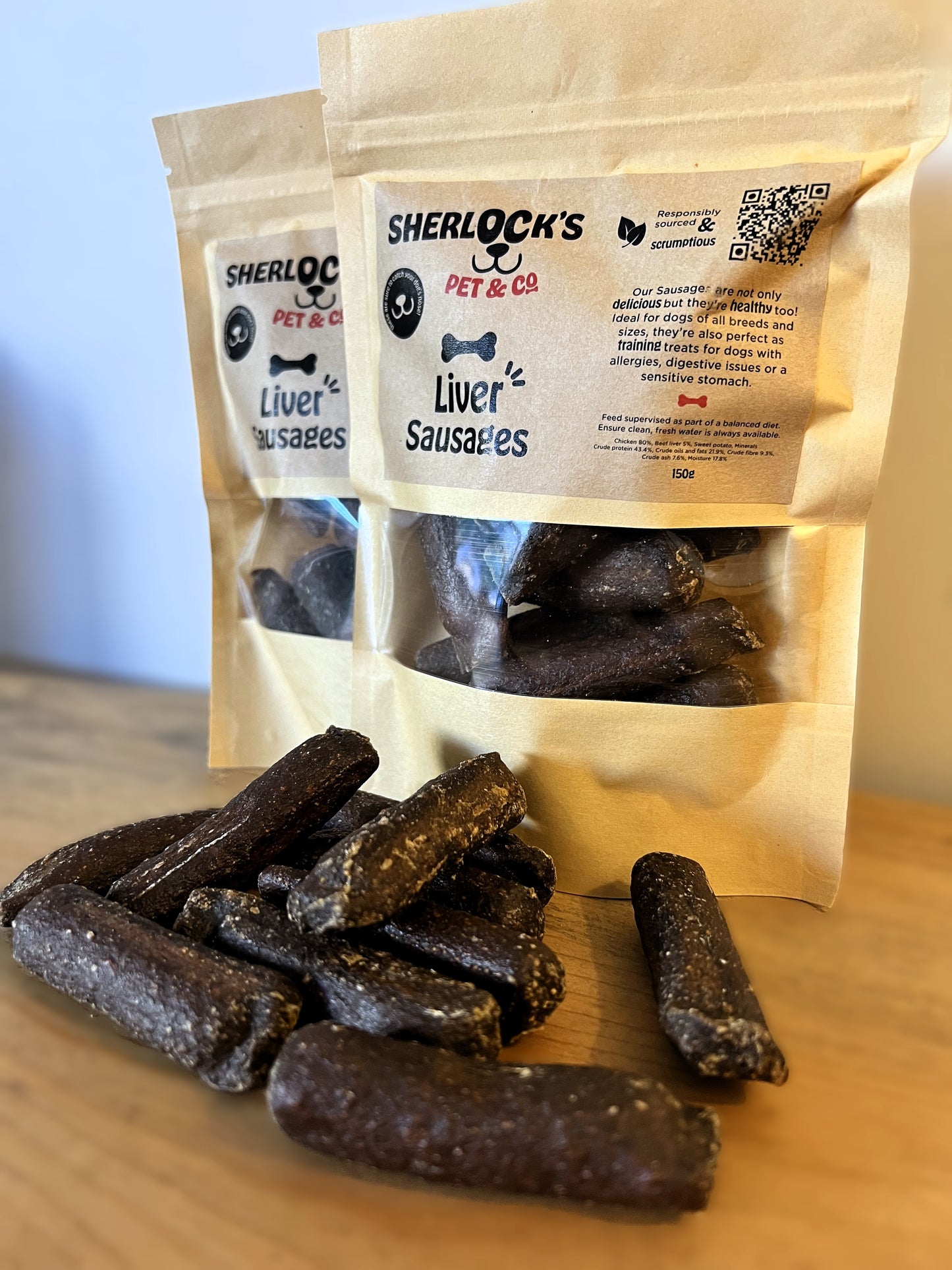 Sausages for Dogs - Dog Treats 150g