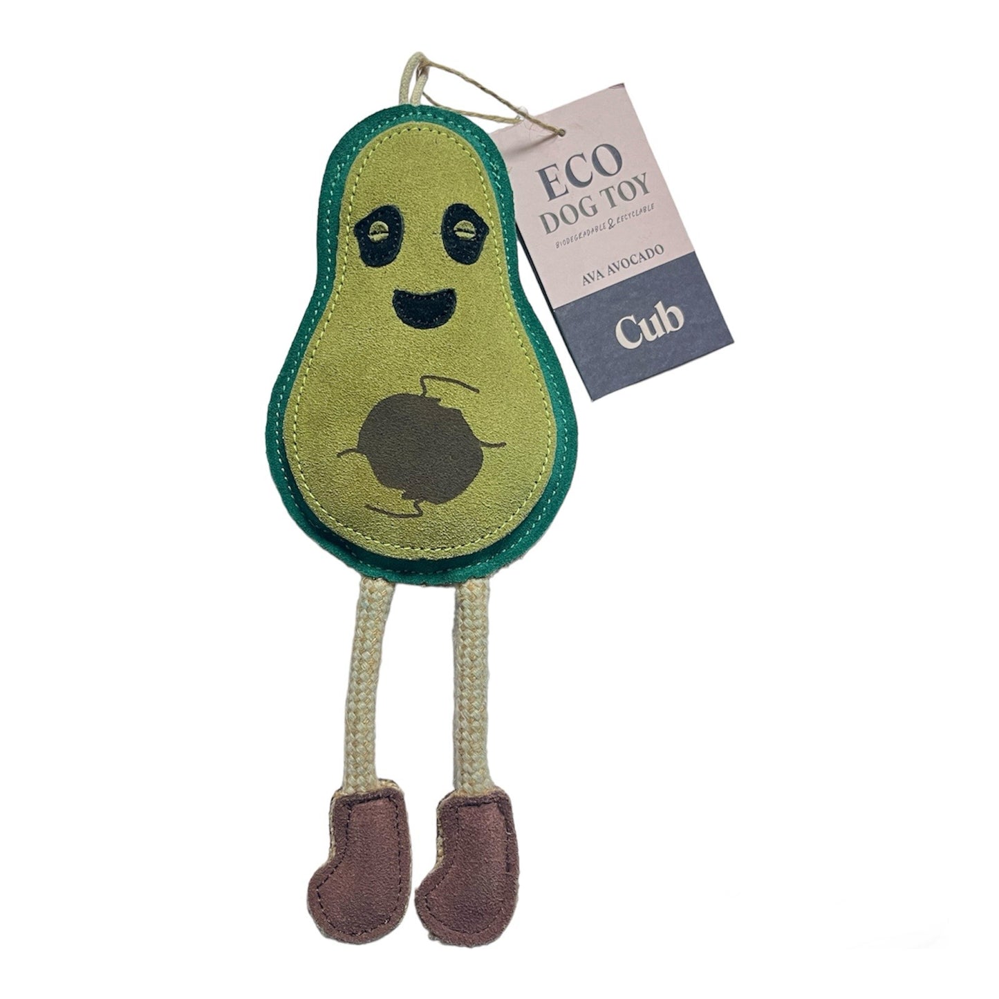 Ava Avocado Eco-Friendly Dog Toy