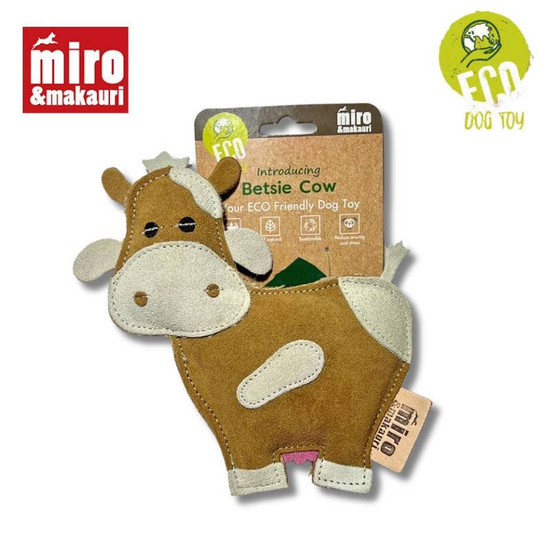 Eco Dog Toys By Miro & Makauri - Betsie Cow.