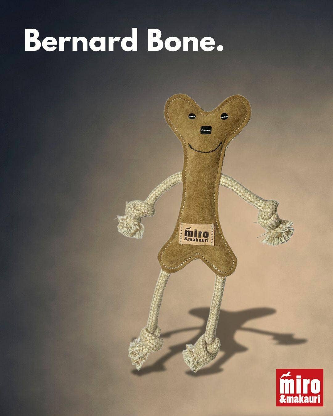 Eco Dog Toys By Miro & Makauri - Bernard Bone.