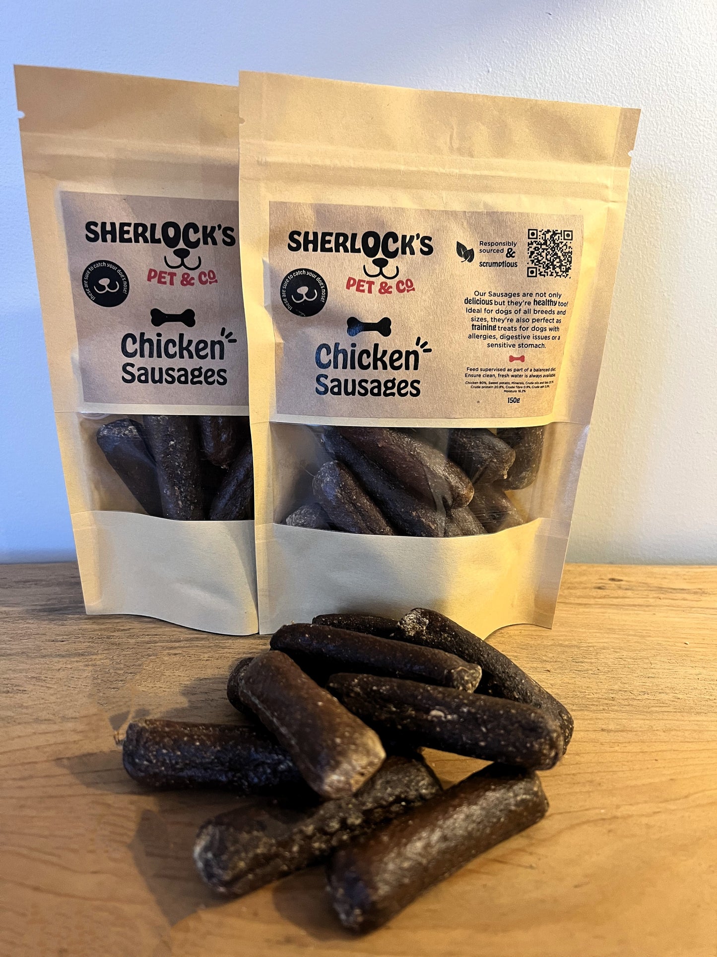 Sausages for Dogs - Dog Treats 150g