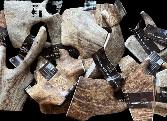 100% Fallow Deer Antler Dog Chews