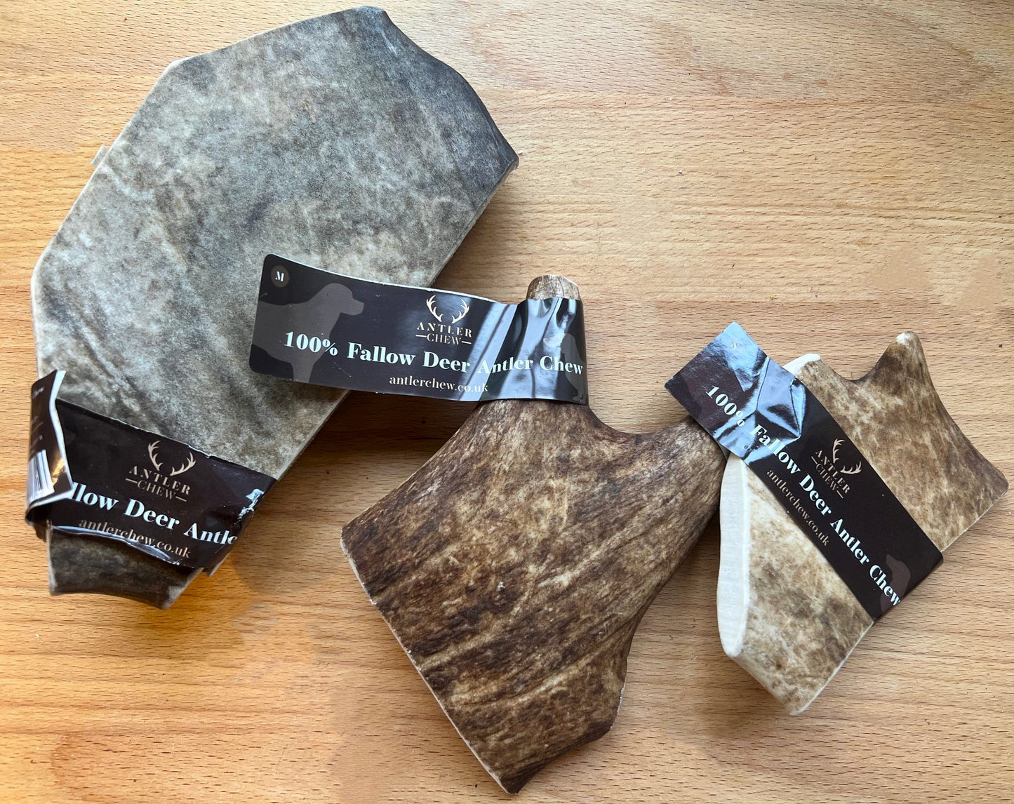 100% Fallow Deer Antler Dog Chews