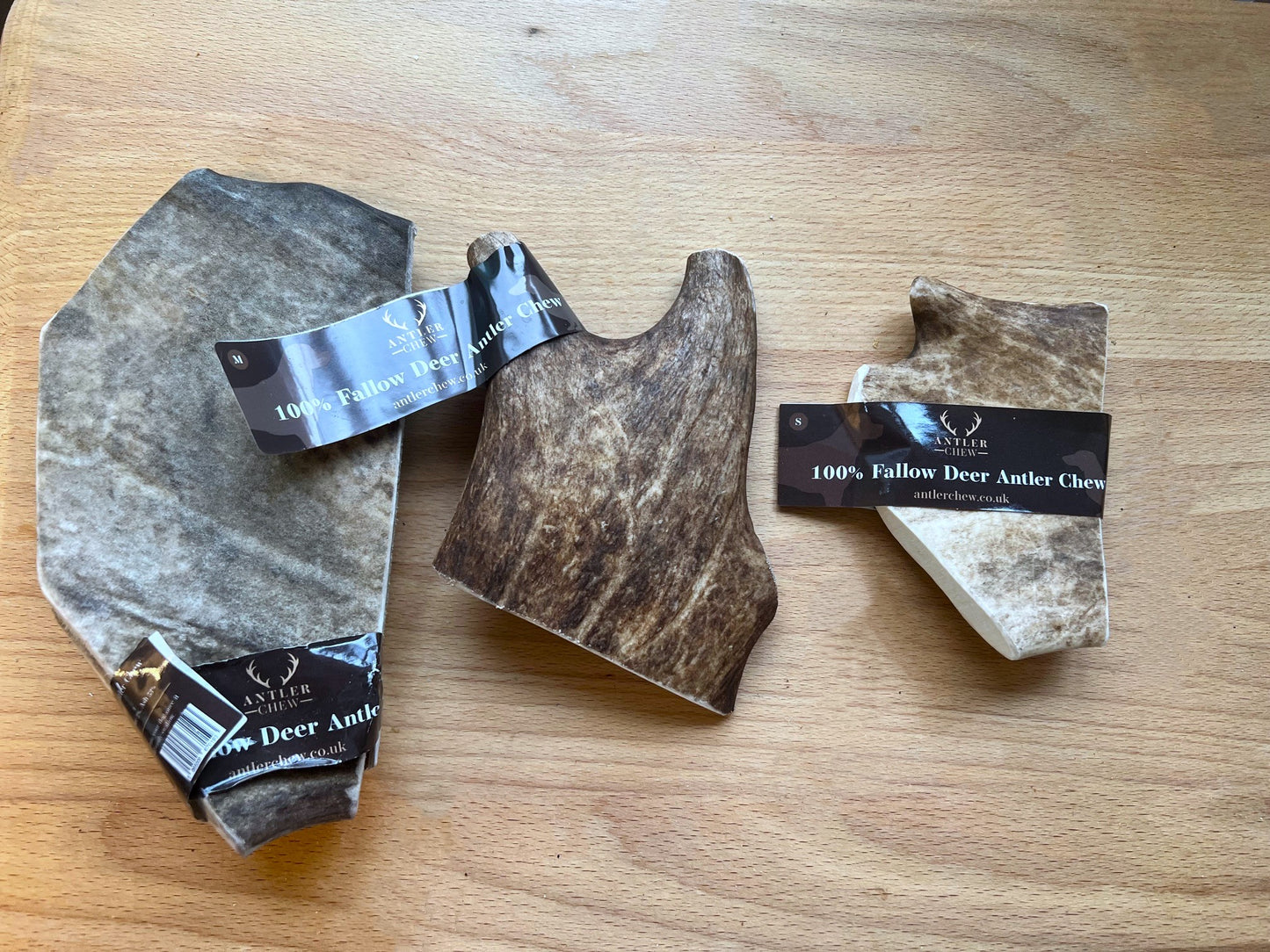100% Fallow Deer Antler Dog Chews