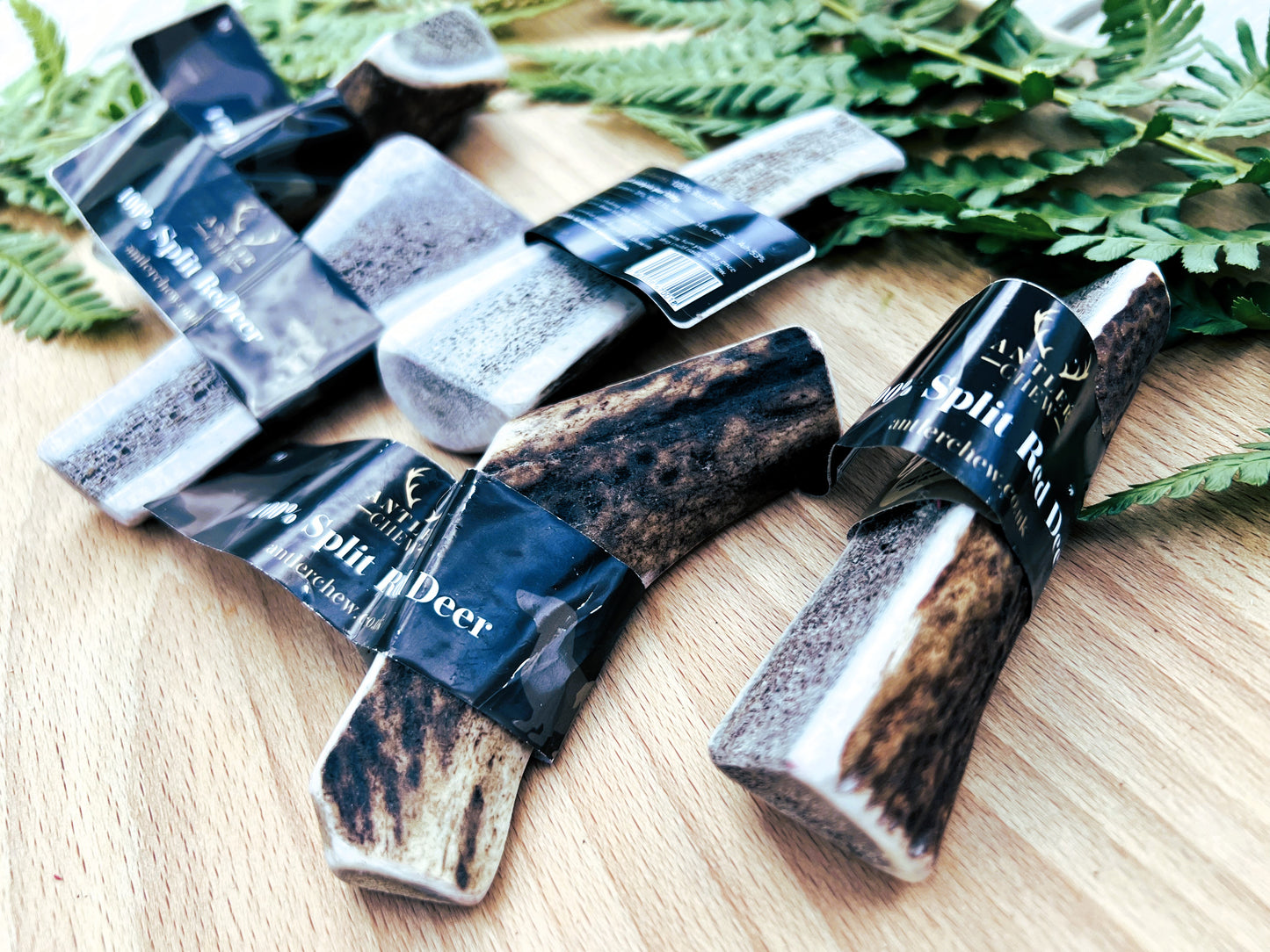100% Natural Split Red Deer Antler Chew
