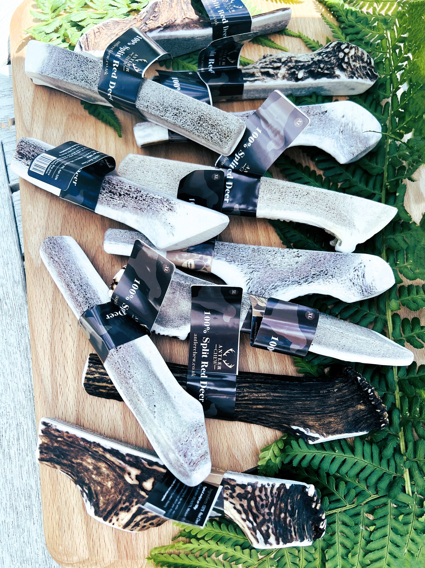 100% Natural Split Red Deer Antler Chew