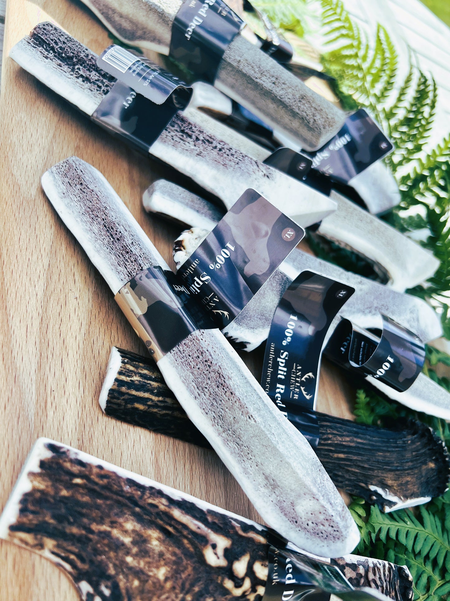 100% Natural Split Red Deer Antler Chew