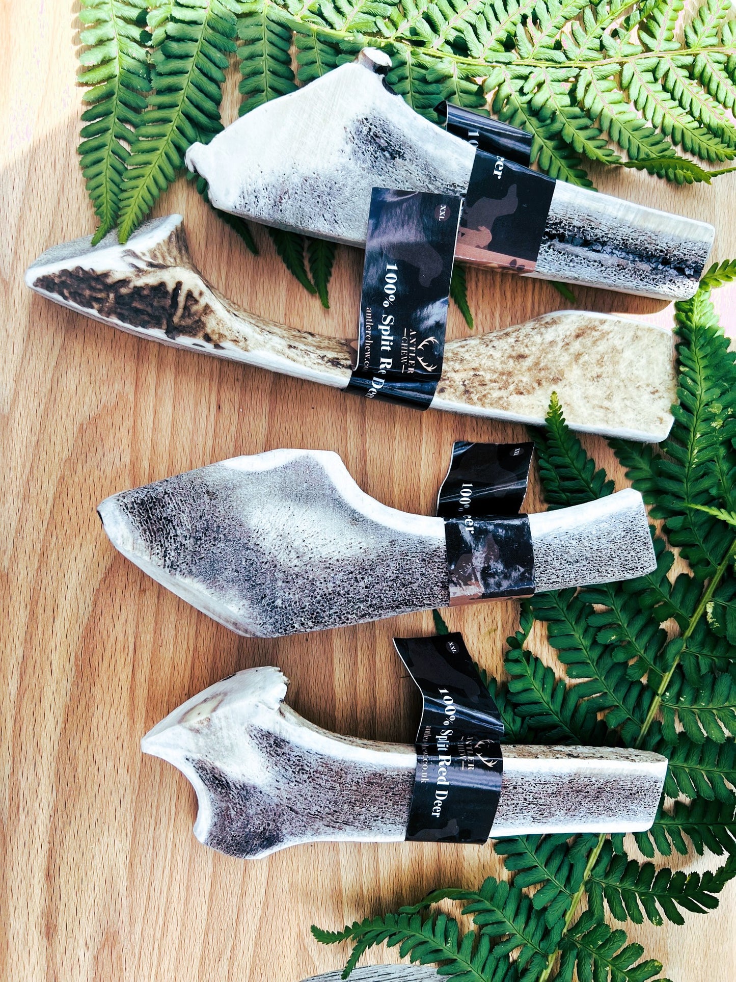 100% Natural Split Red Deer Antler Chew