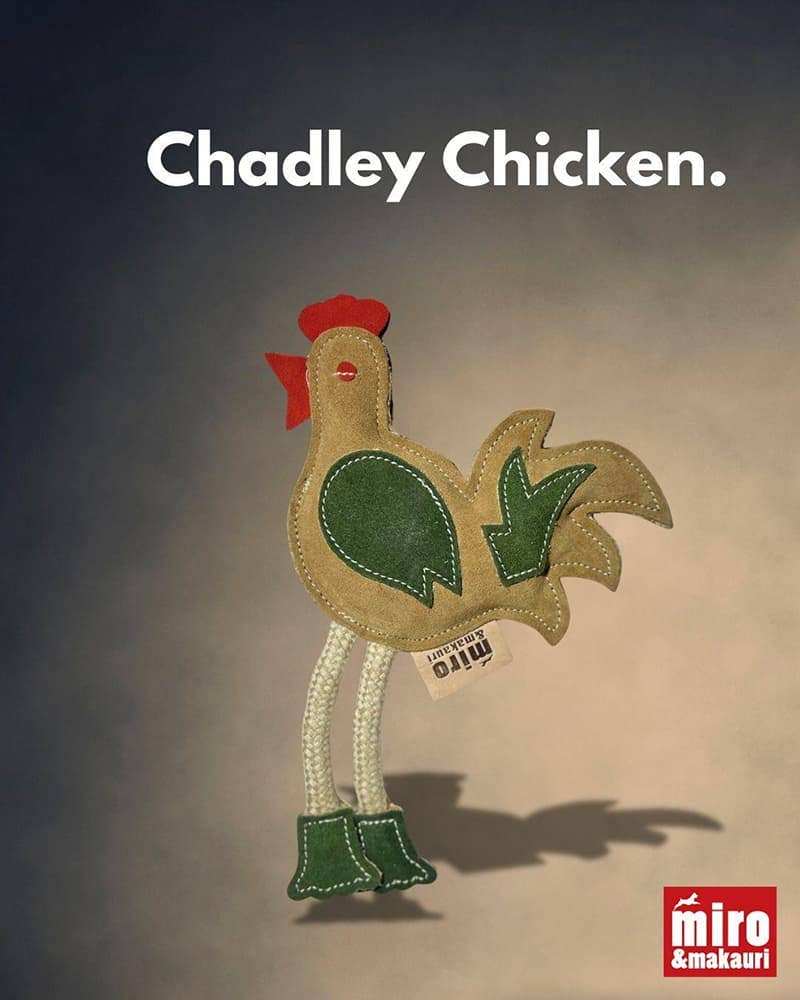 Eco Dog Toys By Miro & Makauri - Chadley Chicken.